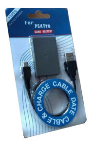 Bateria Joystick Cable Cargador Para Ps4 Pro 2000 Mah + Usb