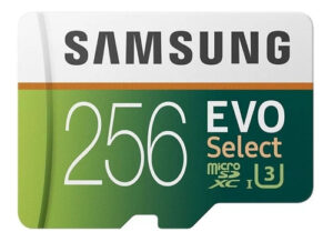 Micro Sd Samsung Evo Select 256gb Gopro 4k Drones Switch