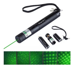 Puntero Laser Verde 5000mw Bateria Y Cargador Foco Ajustable