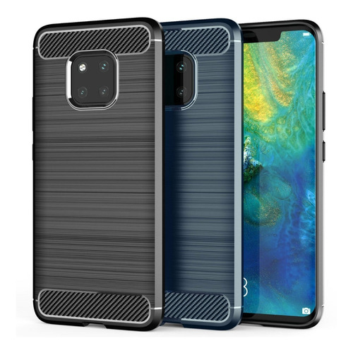 Funda Tpu Fibra Carbono Rugged Para Huawei Mate 10 - Pandashop 🐼