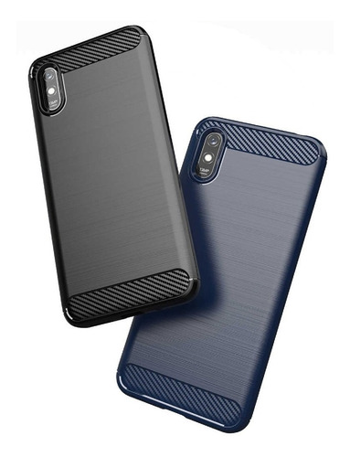 Funda Tpu Fibra Carbono Rugged Para Xiaomi Mi Note 10 Lite - Pandashop 🐼
