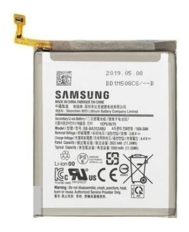 samsung a10 bateria