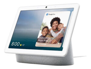Google Nest Hub Max Con Asistente Virtual Google Assistant, Pantalla Integrada De 10  Chalk 110v/220v
