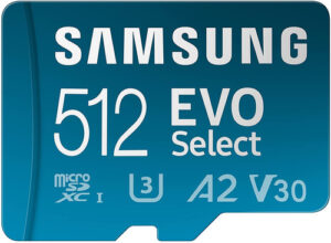 Tarjeta De Memoria Micro Sd Samsung Evo Select 512gb 130mb/s Mb-me512ka/am