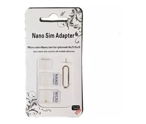 ADAPTADOR CHIP SIM NAN MICRO X2 + CLIP - DB Store