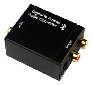Conversor Audio Toslink Optico O Coaxial A Rca Con Bluetooth