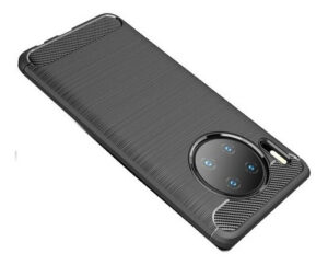 Funda Tpu Fibra Carbono Para Huawei Mate 30 + Templado 5d