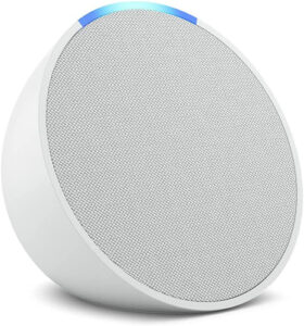 Amazon Echo Pop C2h4r9 Con Asistente Virtual Alexa Pantalla Integrada De 8  Glacier White 110v/220v