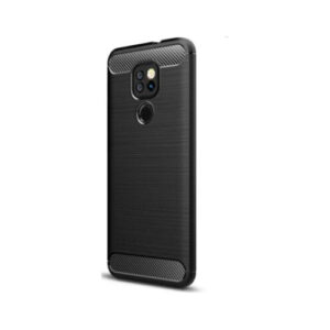 Funda Tpu Fibra Carbono Para Motorola Moto G9 + Templado