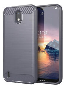 Funda Tpu Fibra Carbono Para Nokia 1.3 + Templado 9d Full