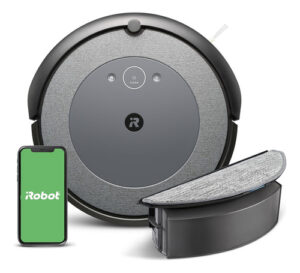 Aspiradora Y Trapeadora Irobot Roomba I5 Gris Y Negra 220v Color Gris/negro